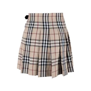 Burberry Pleated Mini Skirt - '10s