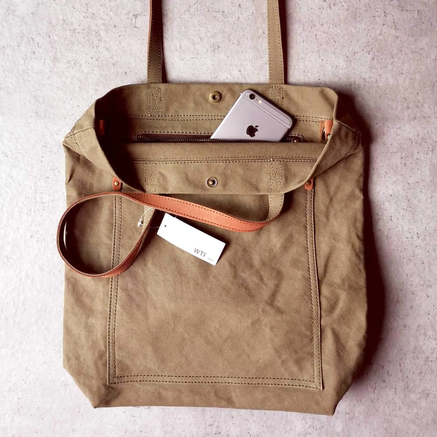 Canvas Transport Tote Bag (L)