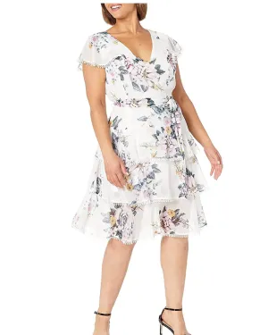 City Chic Women's Apparel Women's Plus Size Dress Summer Love Size 16W | White