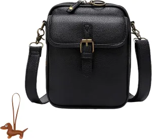 Collaboraten1 Crossbody Leather Bag, UrvashiCrossbody Bag, Vintage Double Layer Large Capacity Mini Cross Body Bags