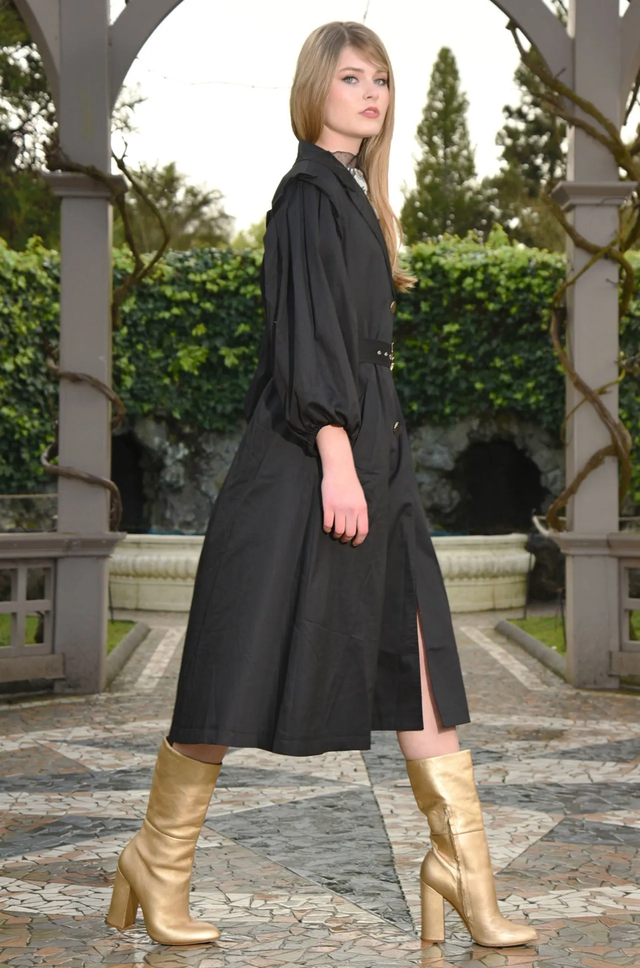 Coop - Drill Down Absolutely Trenched Coat in Black