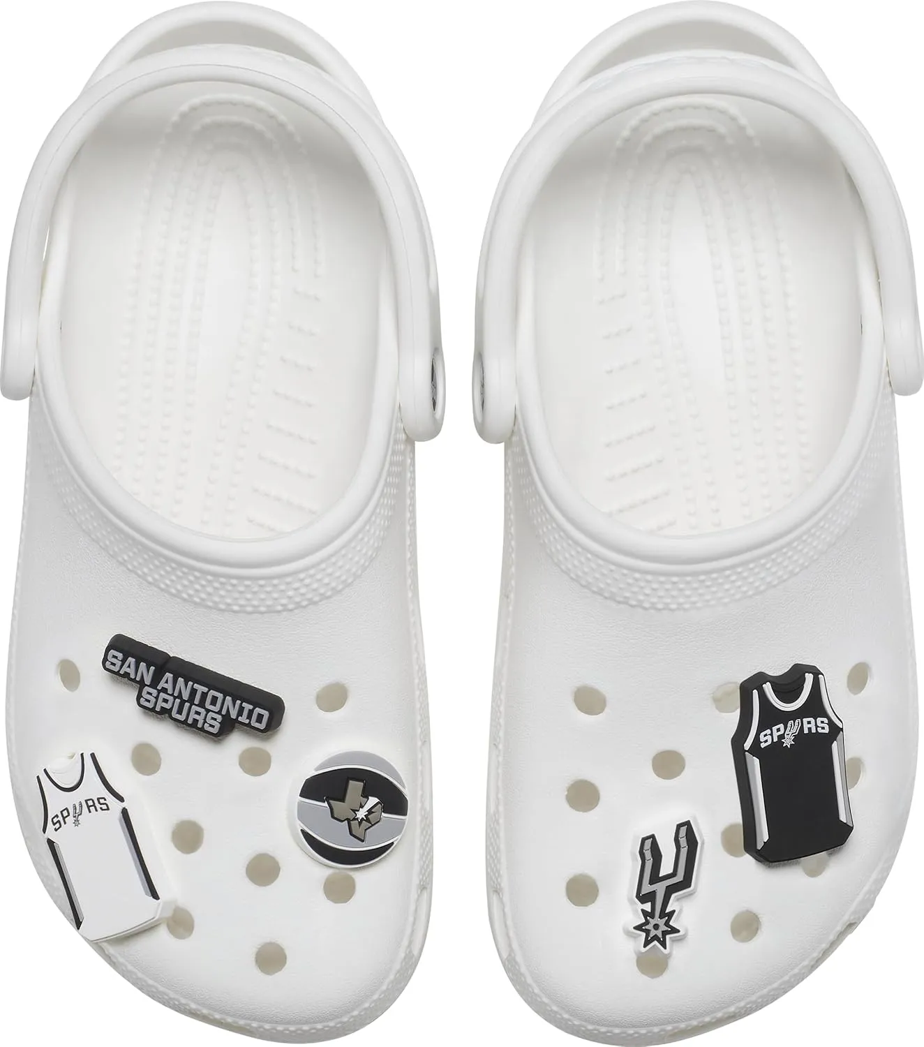 Crocs Jibbitz Shoe Charms, NBA Basketball Teams Sports Collection Multi Packs