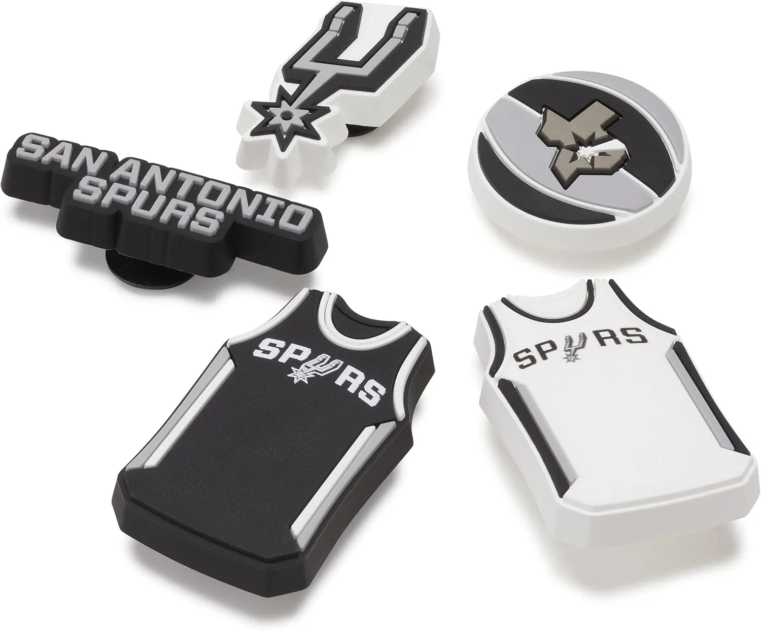 Crocs Jibbitz Shoe Charms, NBA Basketball Teams Sports Collection Multi Packs