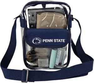 Crossbody Clear Bag 10 Inch Pouch for Valuables - Games, Graduations, Concerts – NCAA Stadium Approved
