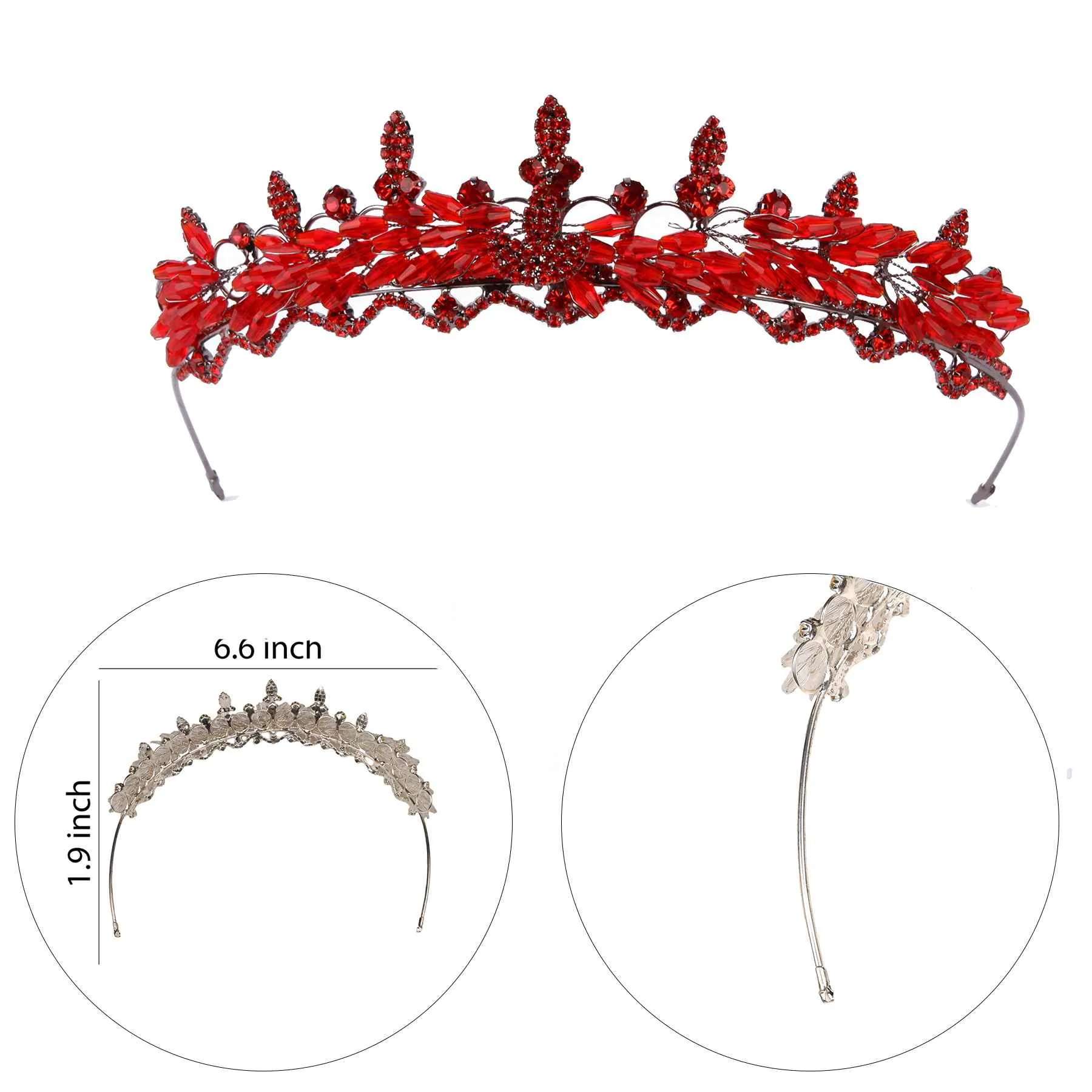 Crystal-Embellished Flower Crown