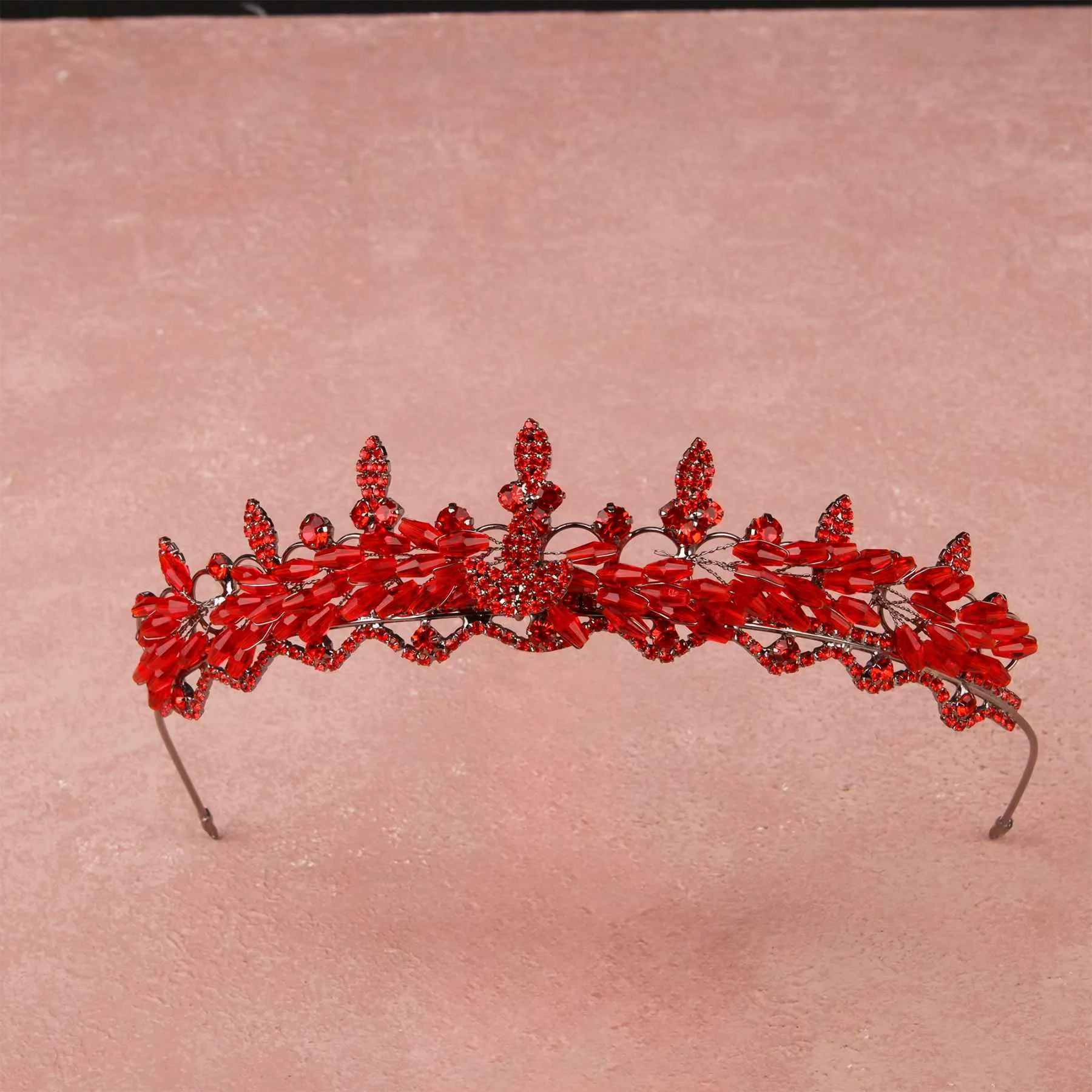 Crystal-Embellished Flower Crown