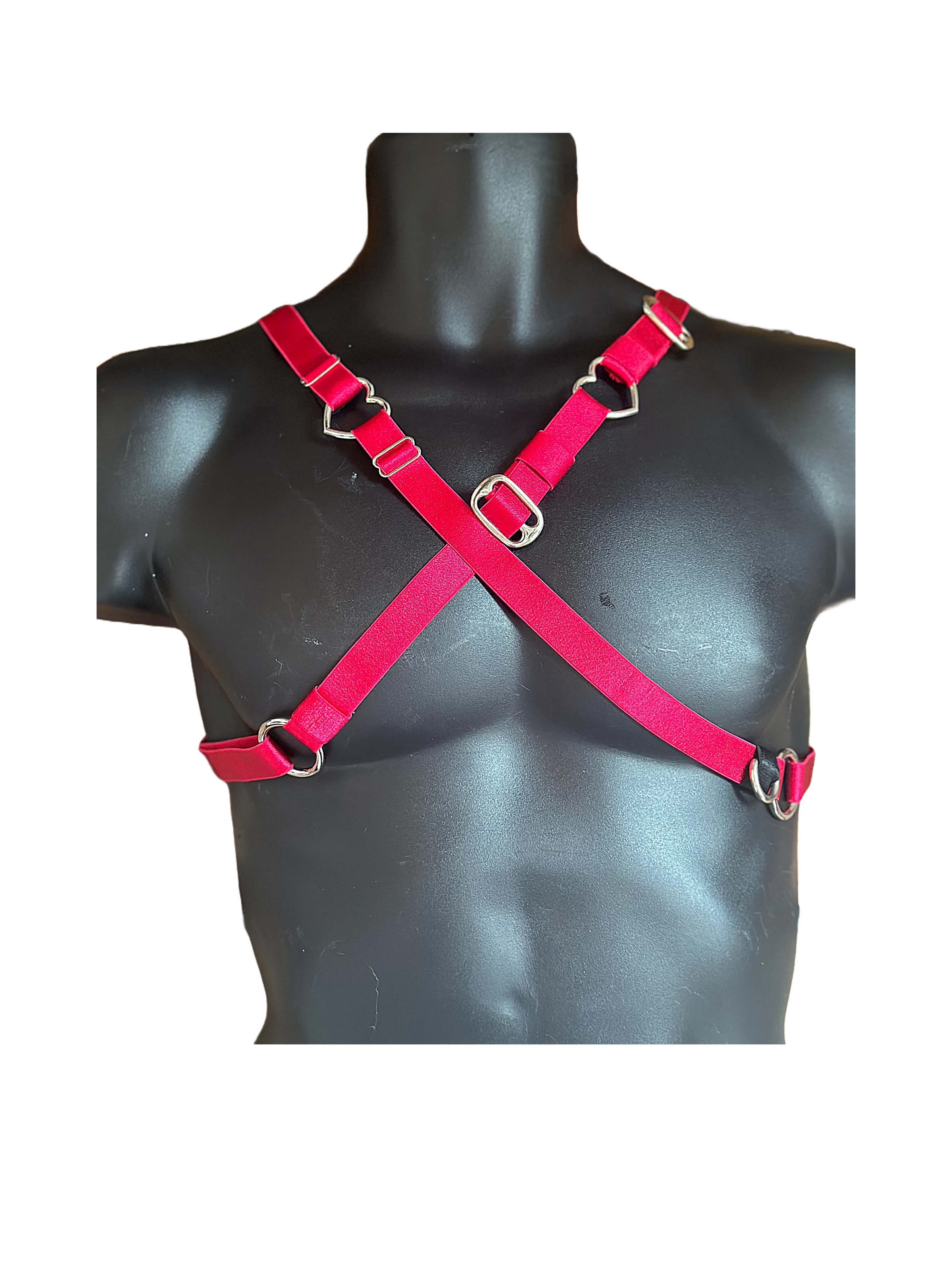 CUPID Belt, Cherry/Silver, Fully extendable, Cherry