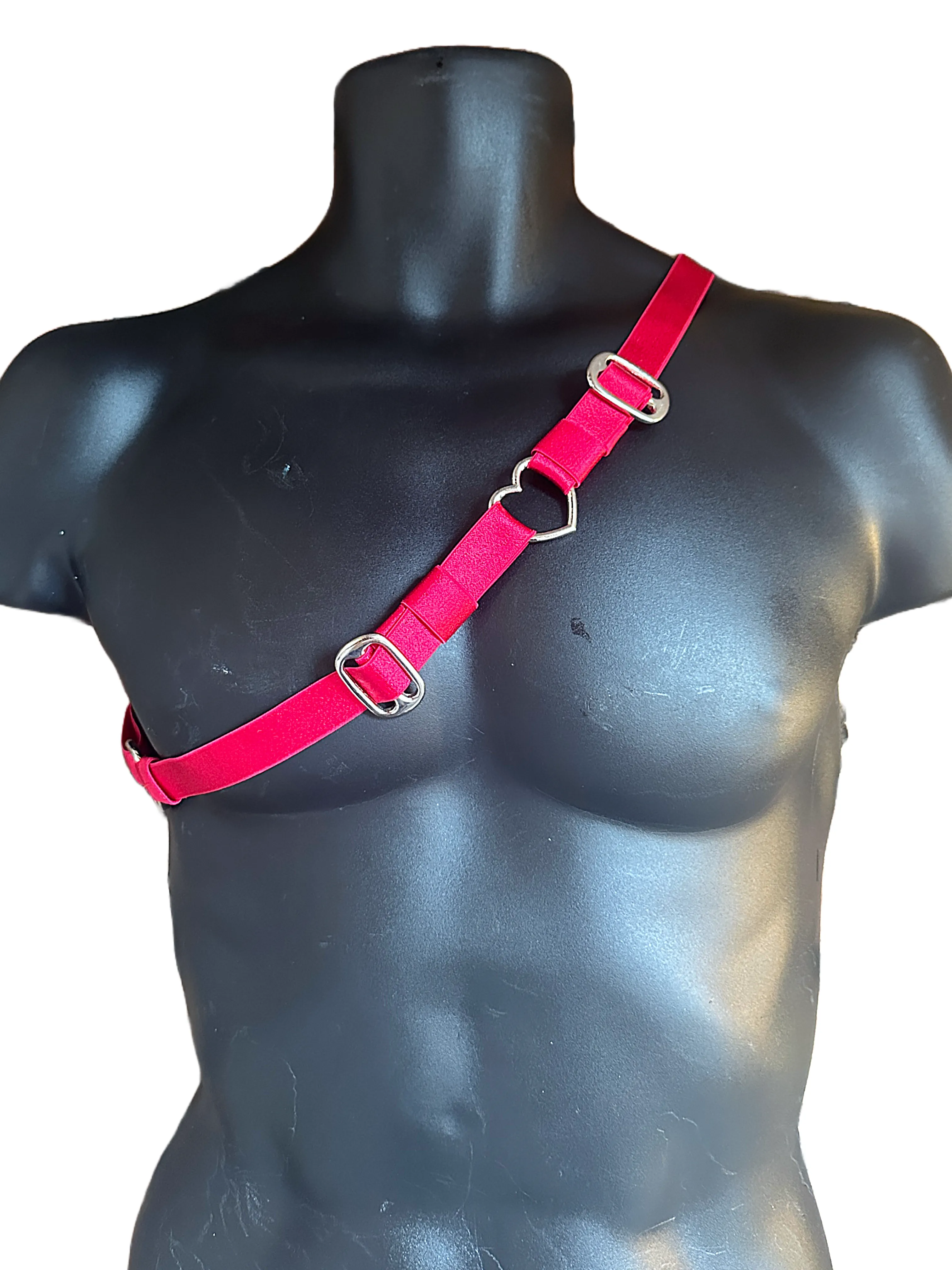 CUPID Belt, Cherry/Silver, Fully extendable, Cherry