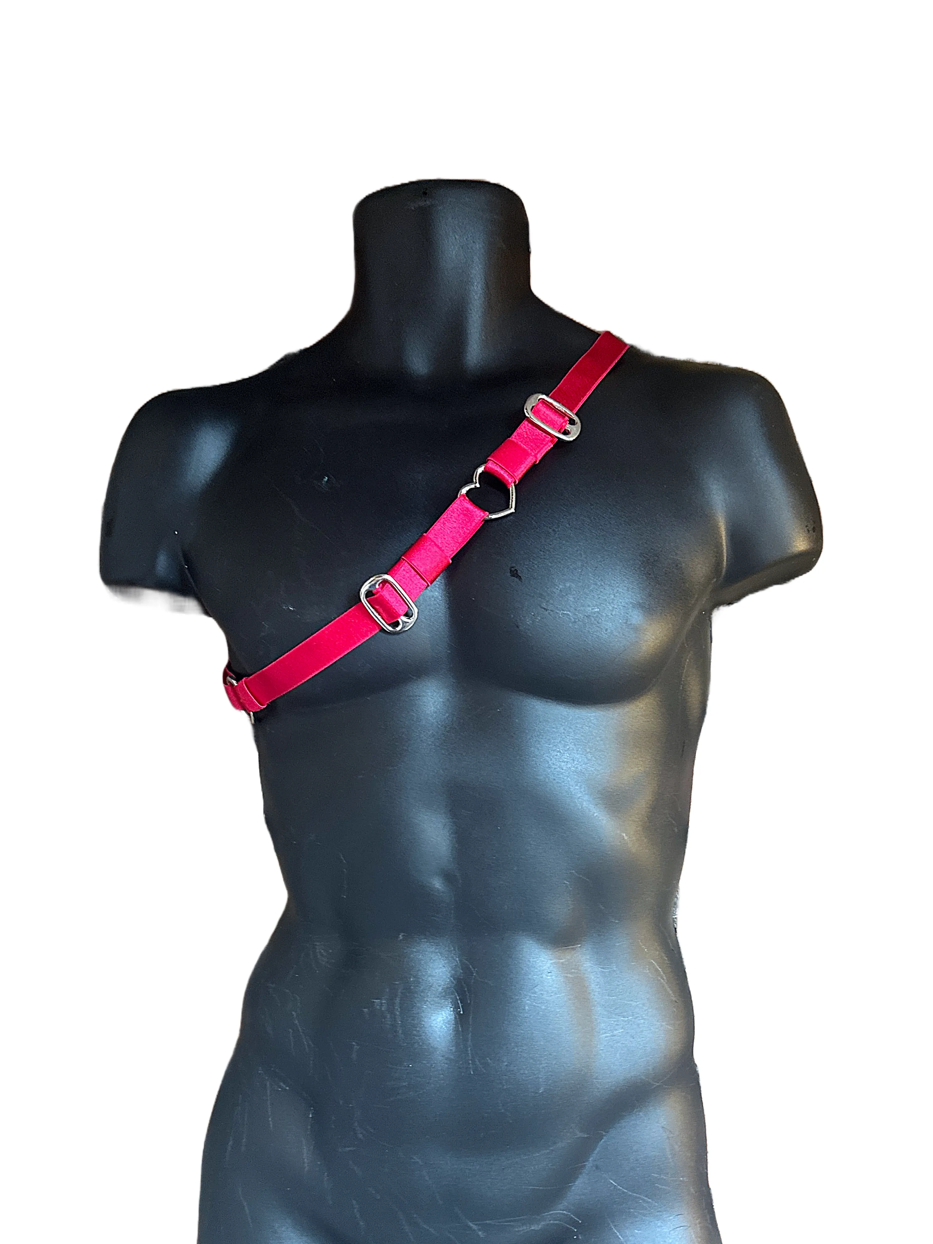 CUPID Belt, Cherry/Silver, Fully extendable, Cherry