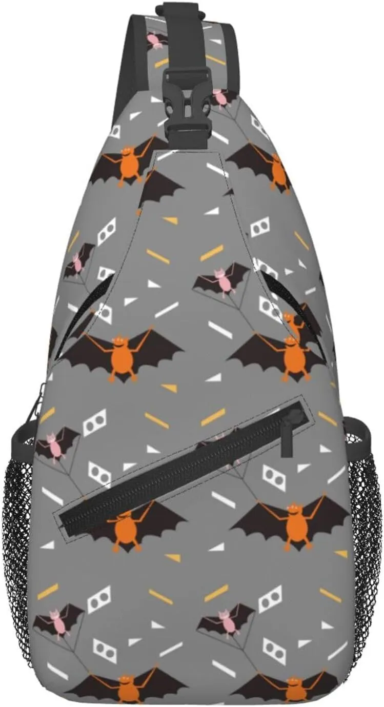Cute bee flower Chest Bags Crossbody Sling Bag Shoulder Bag Travel Hiking Daypack For Men Women