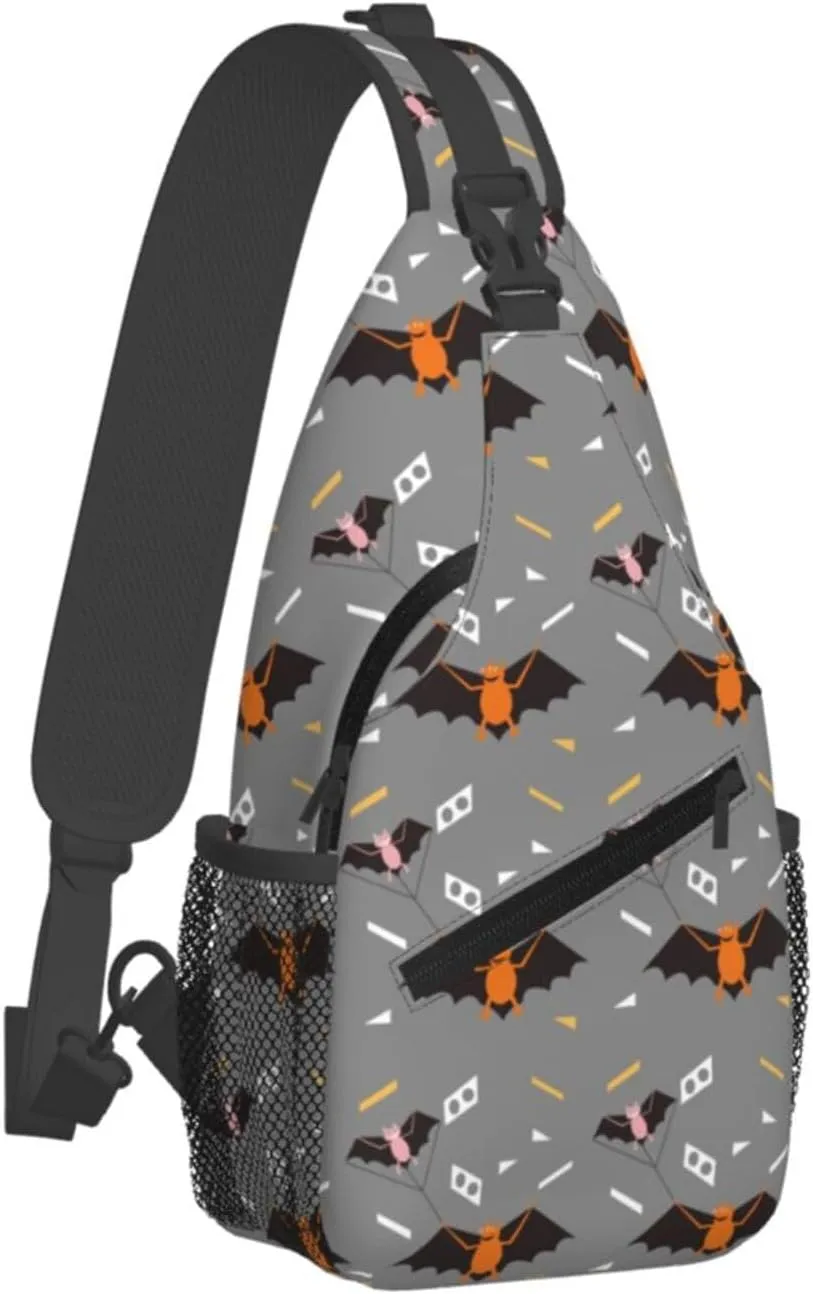 Cute bee flower Chest Bags Crossbody Sling Bag Shoulder Bag Travel Hiking Daypack For Men Women