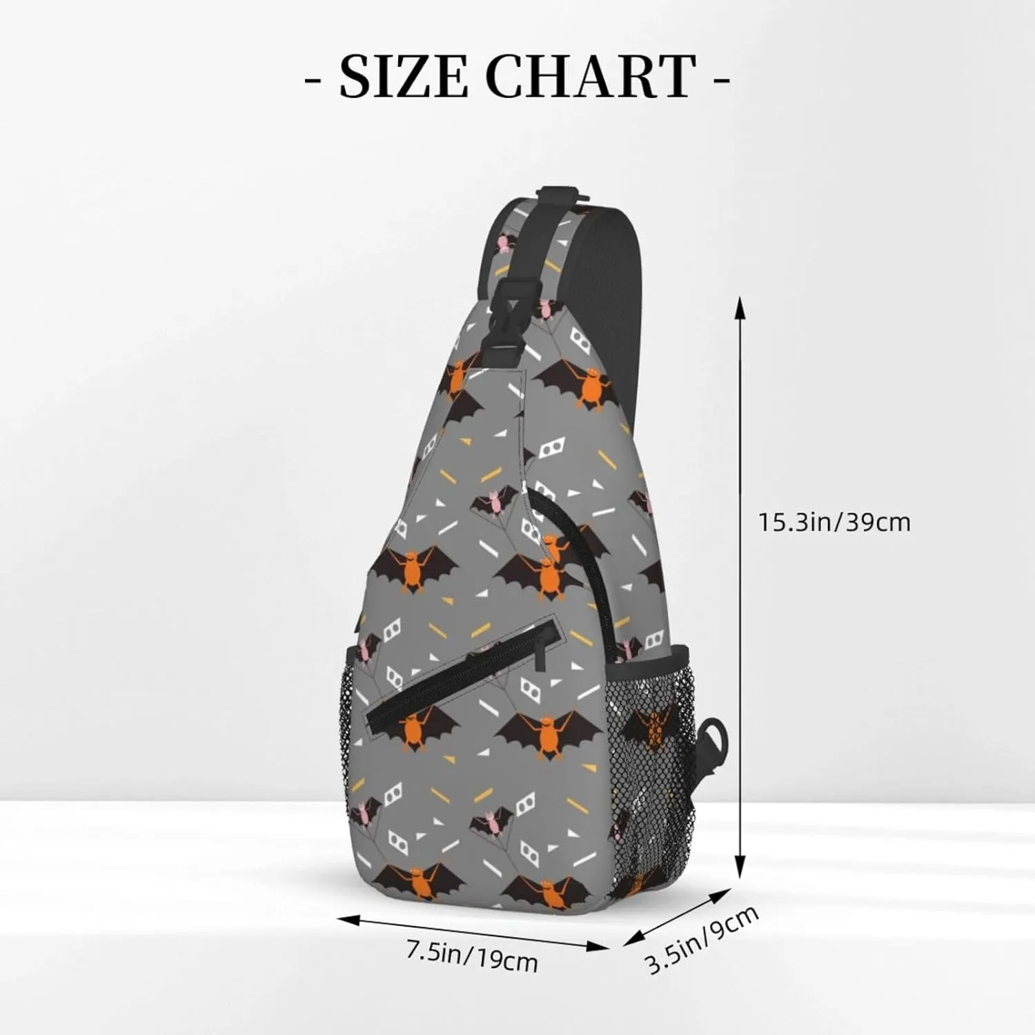 Cute bee flower Chest Bags Crossbody Sling Bag Shoulder Bag Travel Hiking Daypack For Men Women