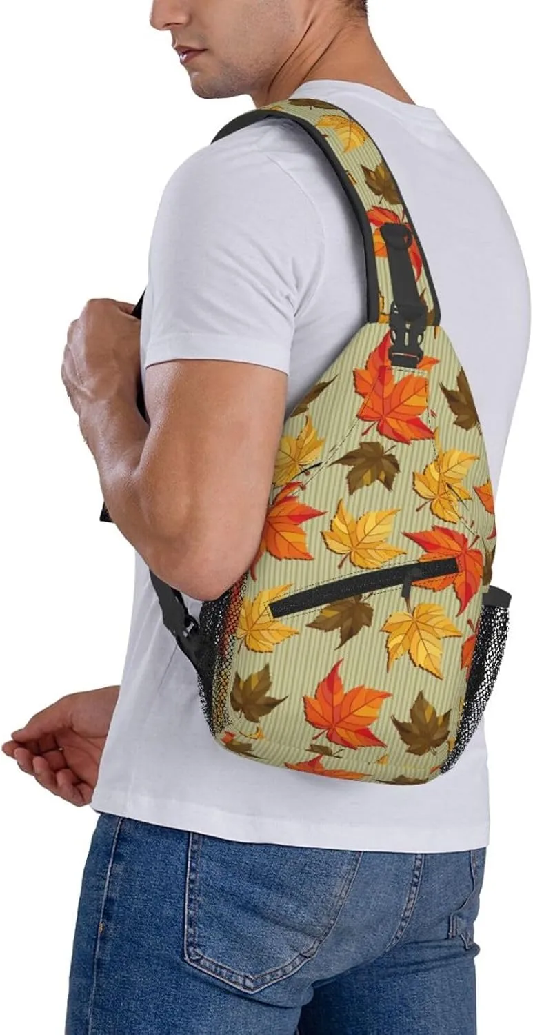 daisy Flowers Chest Bags Crossbody Sling Bag Shoulder Bag Travel Hiking Daypack For Men Women