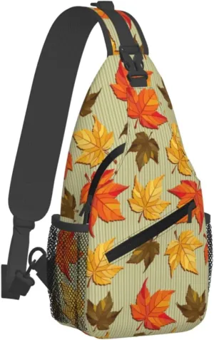 daisy Flowers Chest Bags Crossbody Sling Bag Shoulder Bag Travel Hiking Daypack For Men Women
