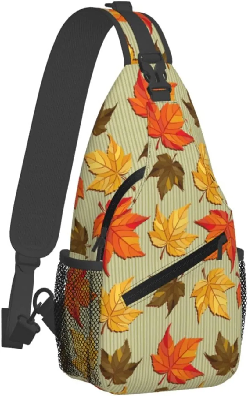 daisy Flowers Chest Bags Crossbody Sling Bag Shoulder Bag Travel Hiking Daypack For Men Women