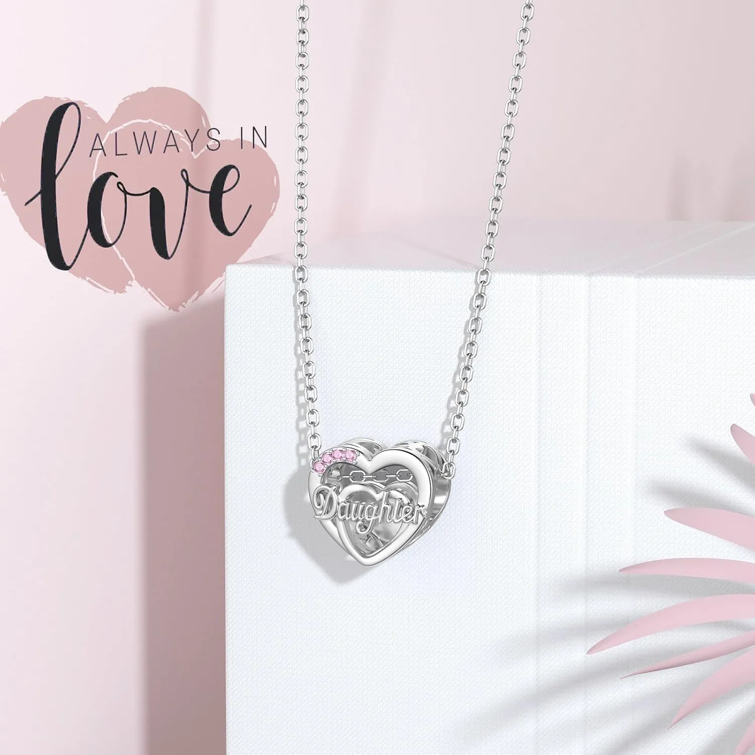 DALARAN 925 Sterling Silver Charms Mother Daughter Sister Dangle Bead for Charm Bracelet Necklace