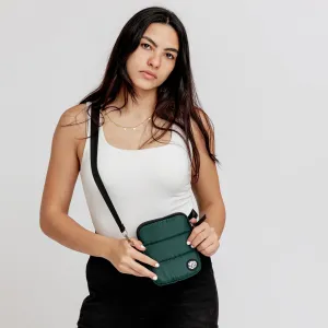 Dark Green Nylon Mobile Bag