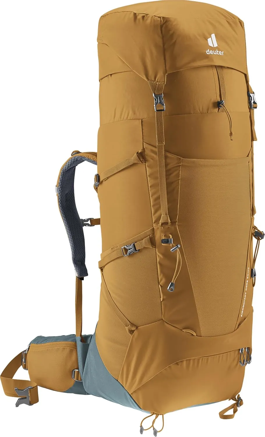 Deuter Aircontact Core 50 10L Hiking Backpack - Almond-Teal