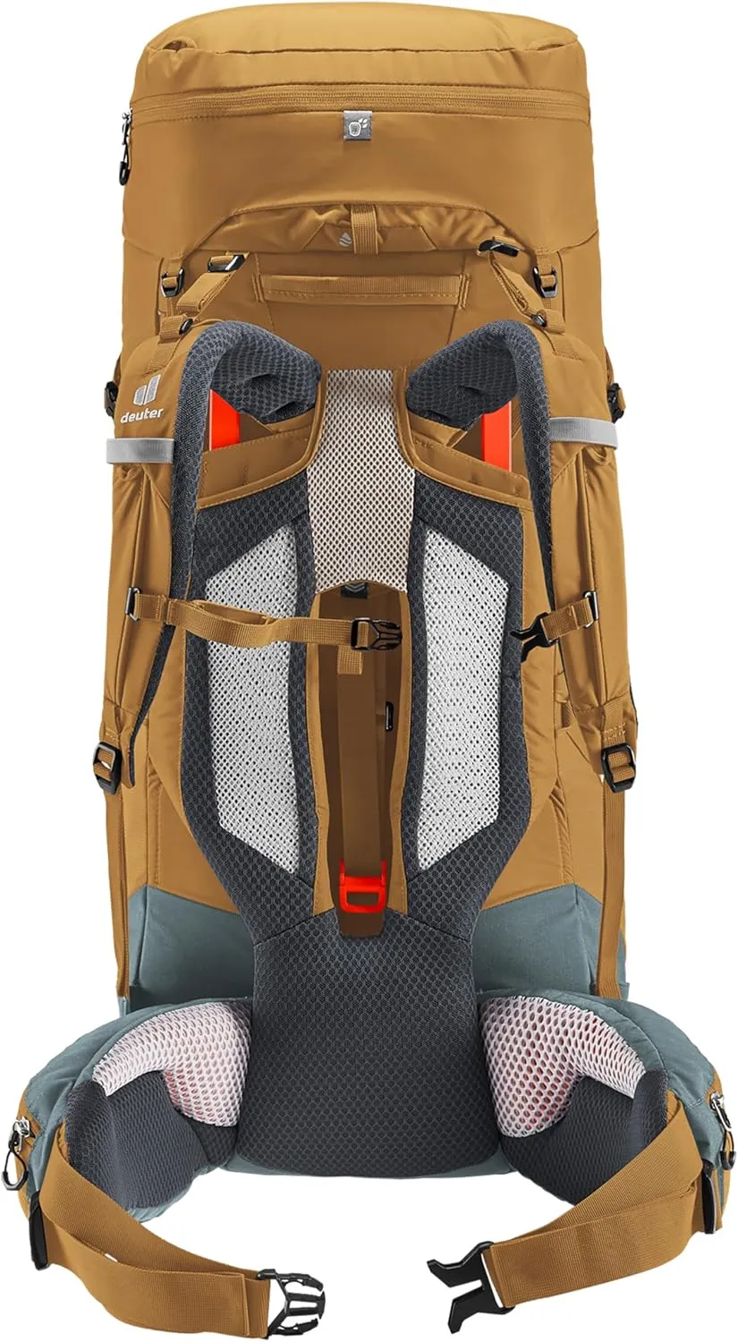 Deuter Aircontact Core 50 10L Hiking Backpack - Almond-Teal