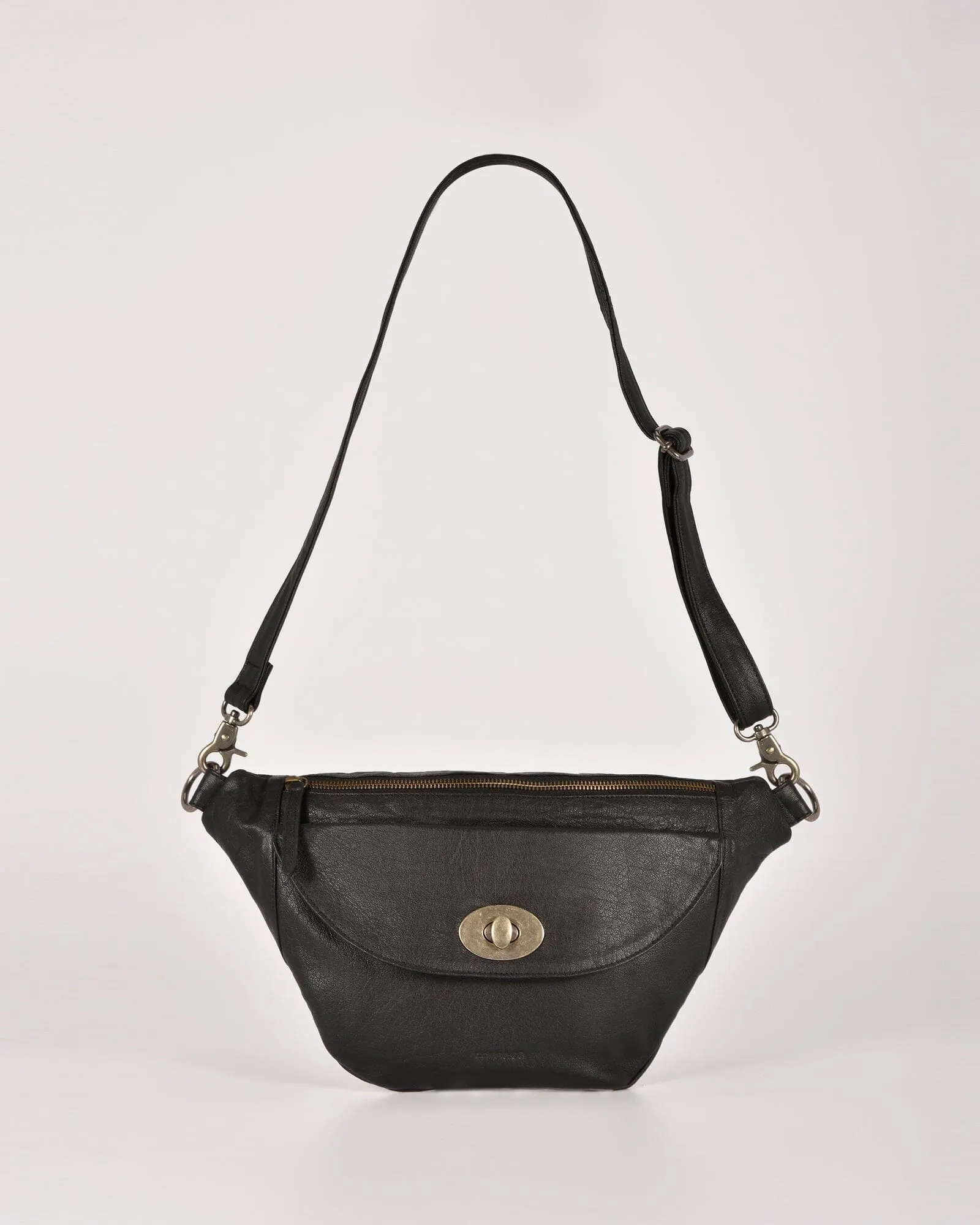 Dickson Leather Crossbody Bag With Turnlock