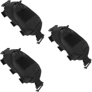 DOITOOL 3pcs Outdoor Camping Bag Multi-function Storage Pouch Tools Storage Bag Belt Camping Pouch