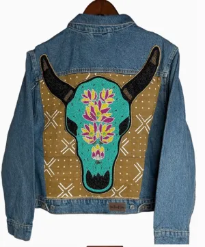Embellished Beaded Denim Jacket