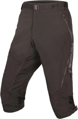 Endura Mens Hummvee Mountain Bike Baggy Cycling Short with Liner 3/4 Shorts - Black 2022, Small