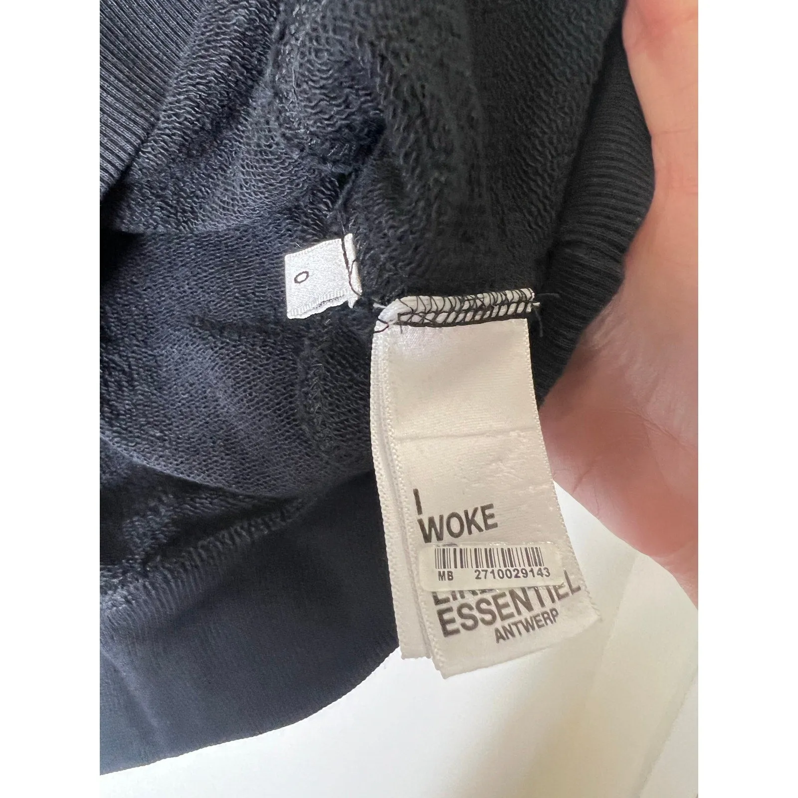Essentiel Black Sequined Sweatshirt Sz 0