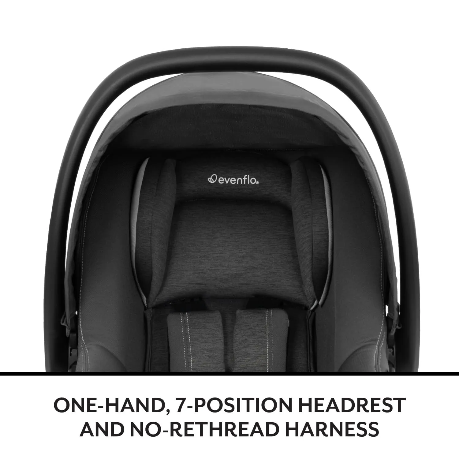 Evenflo LiteMax NXT Infant Car Seat with SensorSafe (Anchor Gray)
