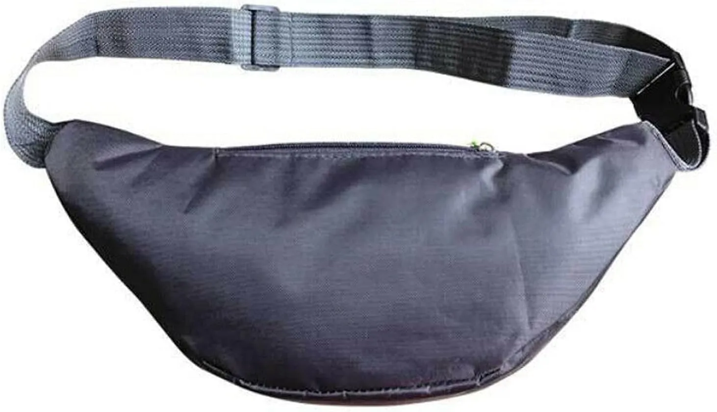 Fanny Pack Bag Canvas Unisex Fanny Pack,Waist Hip Belt Bag Purse Pouch Pocket, Travel Running Sport Bum Waterproof (Black)