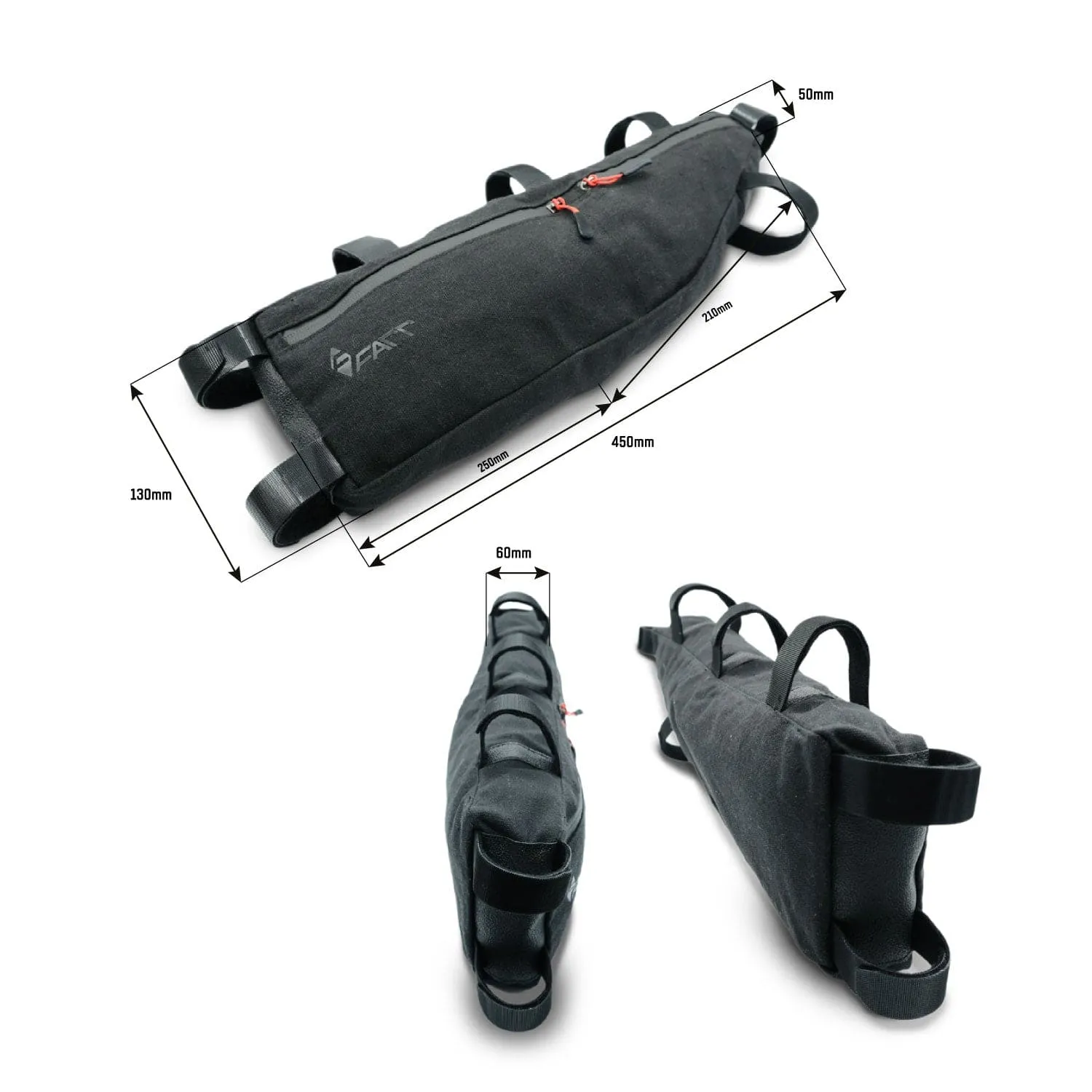 FARR Toptube Frame Bag Dual Compartment