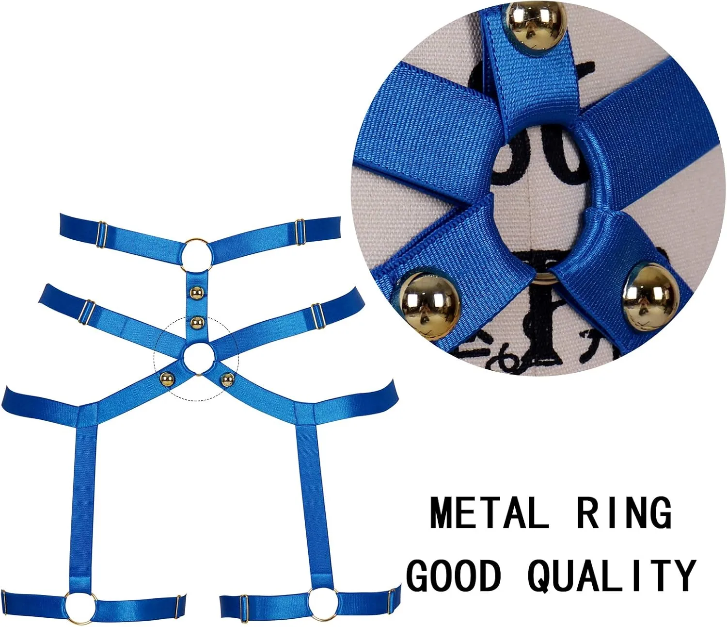 Female Body Harness Garter belt Leg Lingerie cage Soft Elasticity Carnival Punk Gothic Adjustable Belt