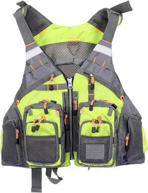 Fishing Safety Life Jacket with Multi-Pockets and Zipped, Safety Vest for Your Swimming Travel
