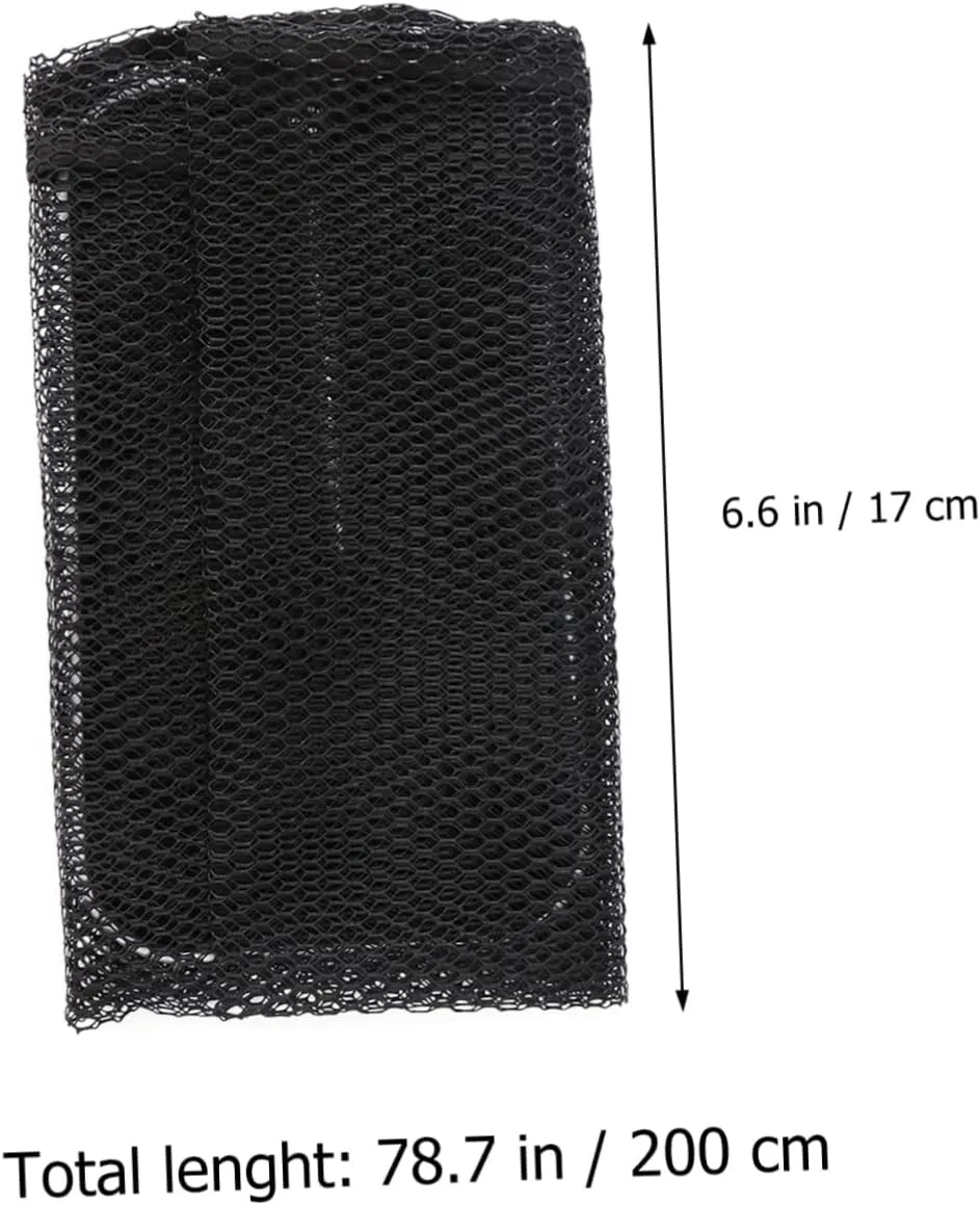 Fishnet Bag Foldable Floating Fish Baske Fine Mesh Filter Bags Nets Safe Fish Net Extendable Feeder