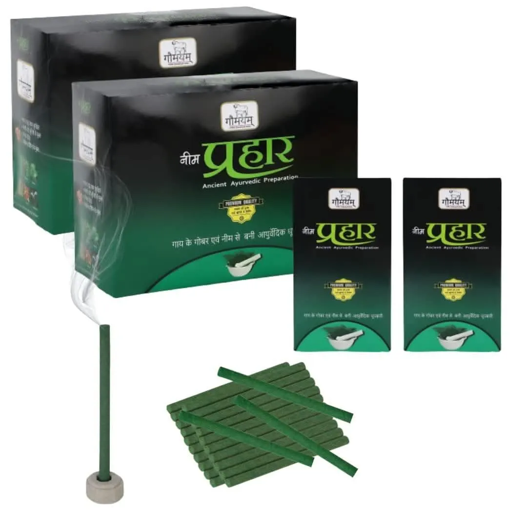 Gaumayam Prahaar Neem Dhoop Sticks ( 240 Mosquito Repellent Sticks )