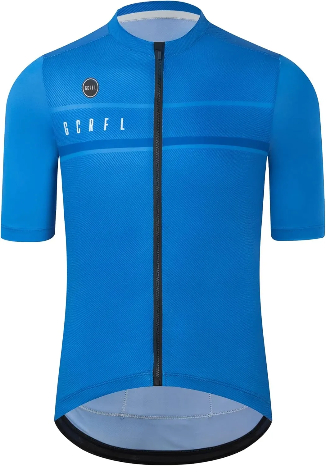 GCRFL Cycling Jersey Men Shorts Sleeves Road Bike Jersey Bicycle Tops Shirt, Zipper Pocket UPF 50  Lightweight PRO Race Fit