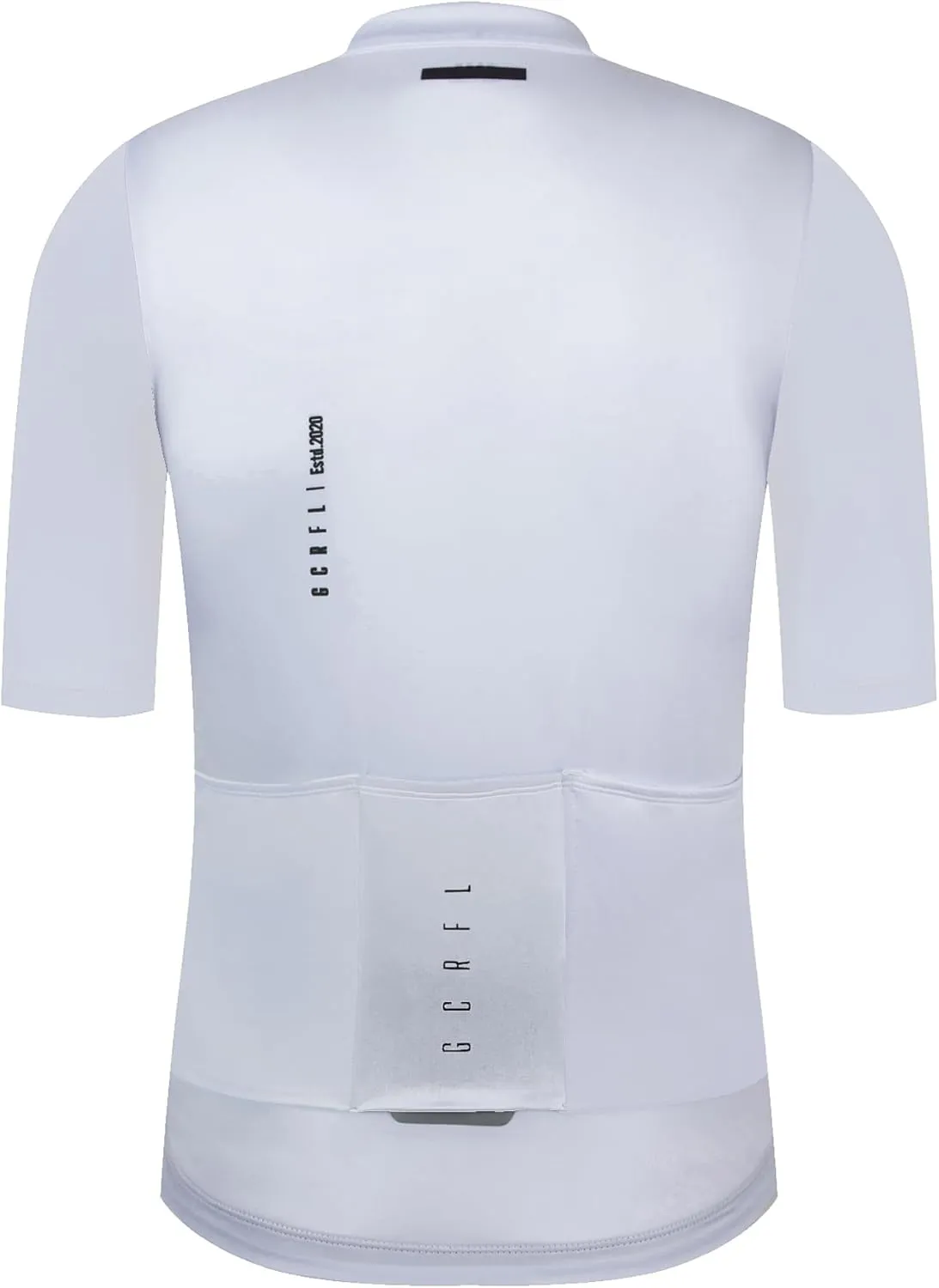 GCRFL Cycling Jersey Men Shorts Sleeves Road Bike Jersey Bicycle Tops Shirt, Zipper Pocket UPF 50  Lightweight PRO Race Fit