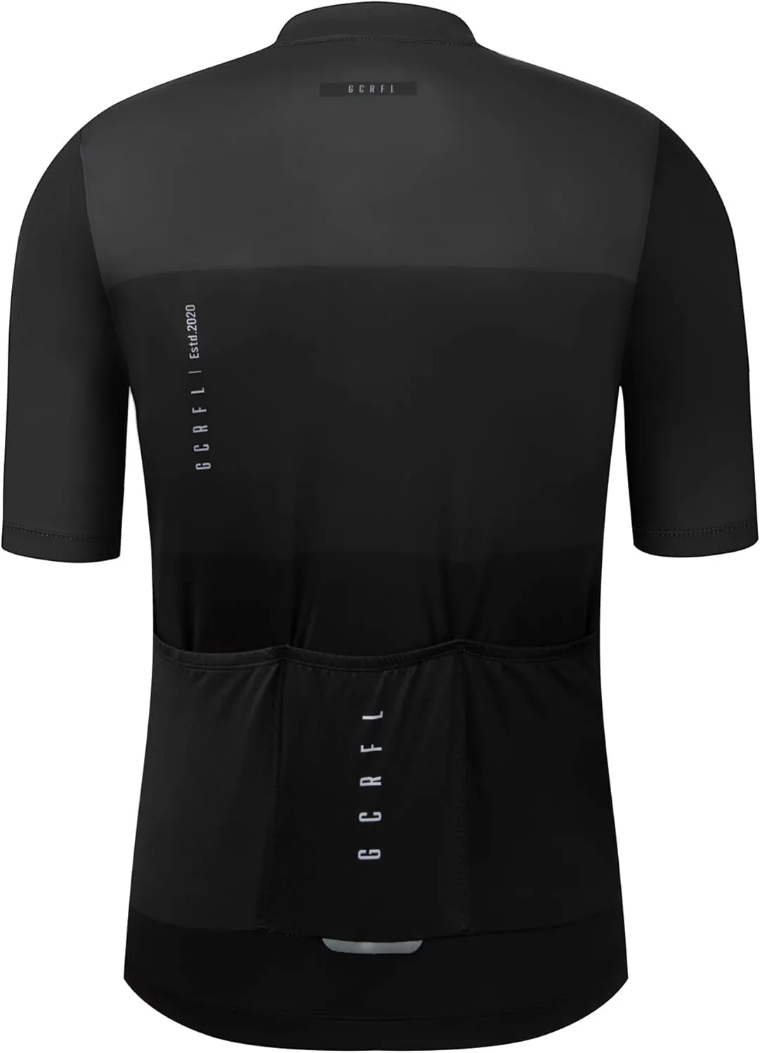 GCRFL Cycling Jersey Men Shorts Sleeves Road Bike Jersey Bicycle Tops Shirt, Zipper Pocket UPF 50  Lightweight PRO Race Fit