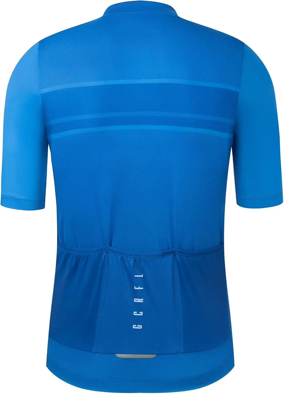 GCRFL Cycling Jersey Men Shorts Sleeves Road Bike Jersey Bicycle Tops Shirt, Zipper Pocket UPF 50  Lightweight PRO Race Fit