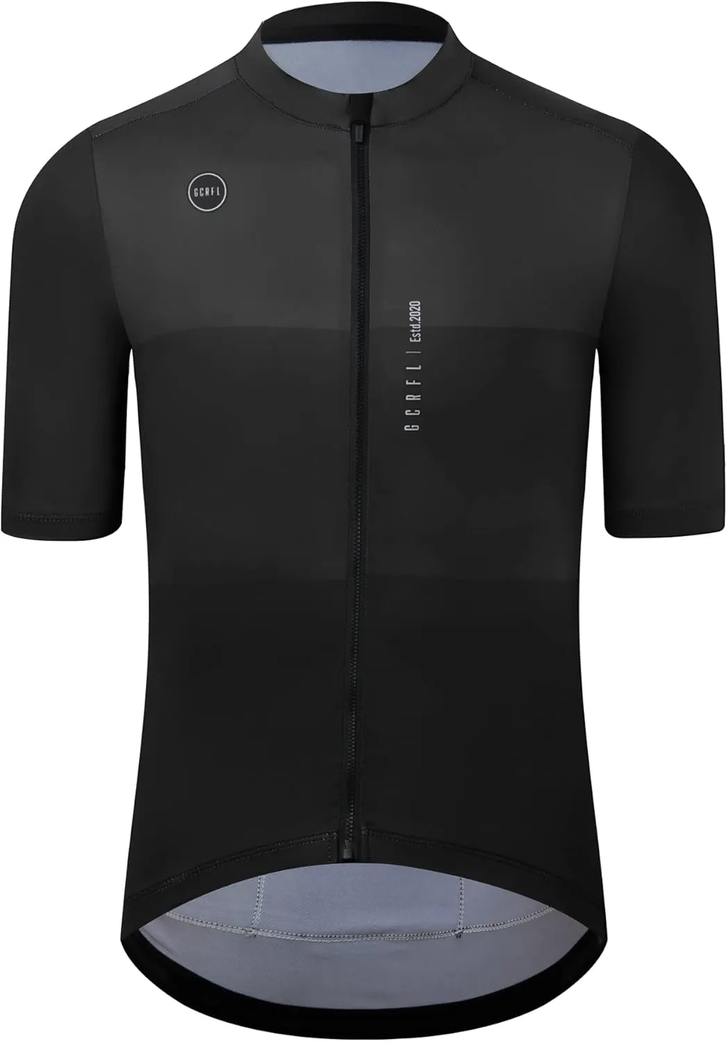 GCRFL Cycling Jersey Men Shorts Sleeves Road Bike Jersey Bicycle Tops Shirt, Zipper Pocket UPF 50  Lightweight PRO Race Fit