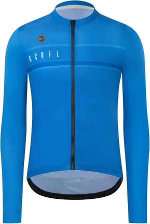 GCRFL Men's Cycling Jersey Long Sleeves Road Bike Jersey Shirt Cycling Tops, Zipper Pocket Lightweight PRO Race Fit UPF 50 