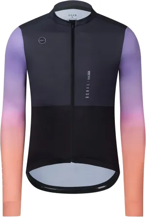 GCRFL Men's Cycling Jersey Long Sleeves Road Bike Jersey Shirt Cycling Tops, Zipper Pocket Lightweight PRO Race Fit UPF 50 