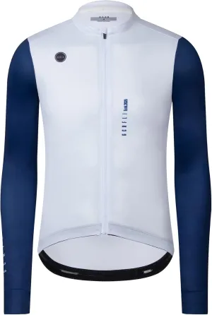 GCRFL Men's Cycling Jersey Long Sleeves Road Bike Jersey Shirt Cycling Tops, Zipper Pocket Lightweight PRO Race Fit UPF 50 