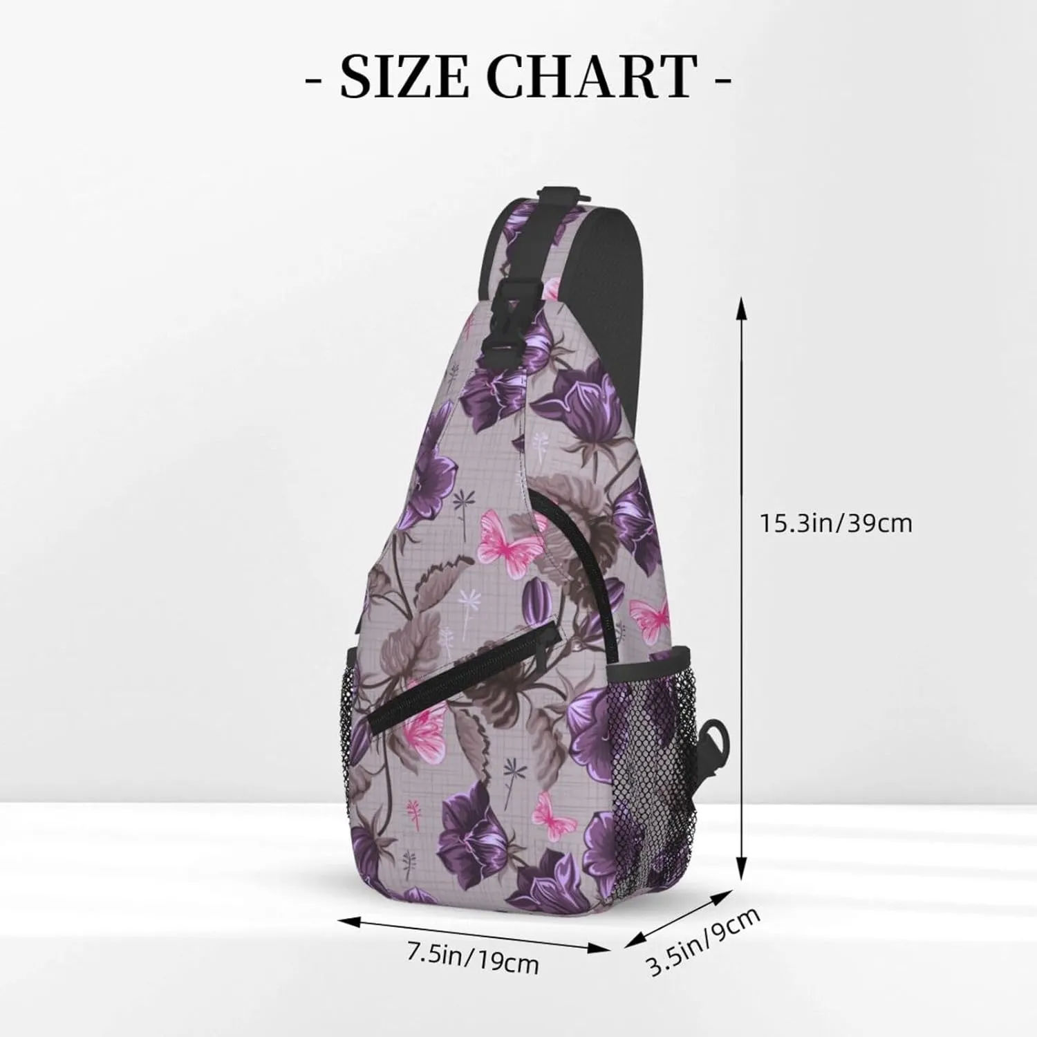 Gnomes Sunflower Chest Bags Crossbody Sling Bag Shoulder Bag Travel Hiking Daypack For Men Women