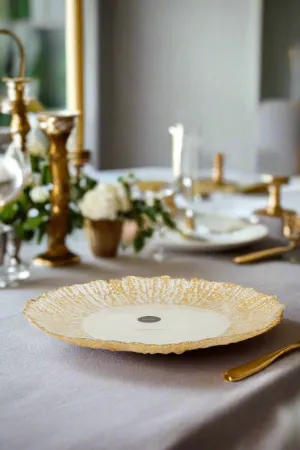 Gold Embellished Charger Plate