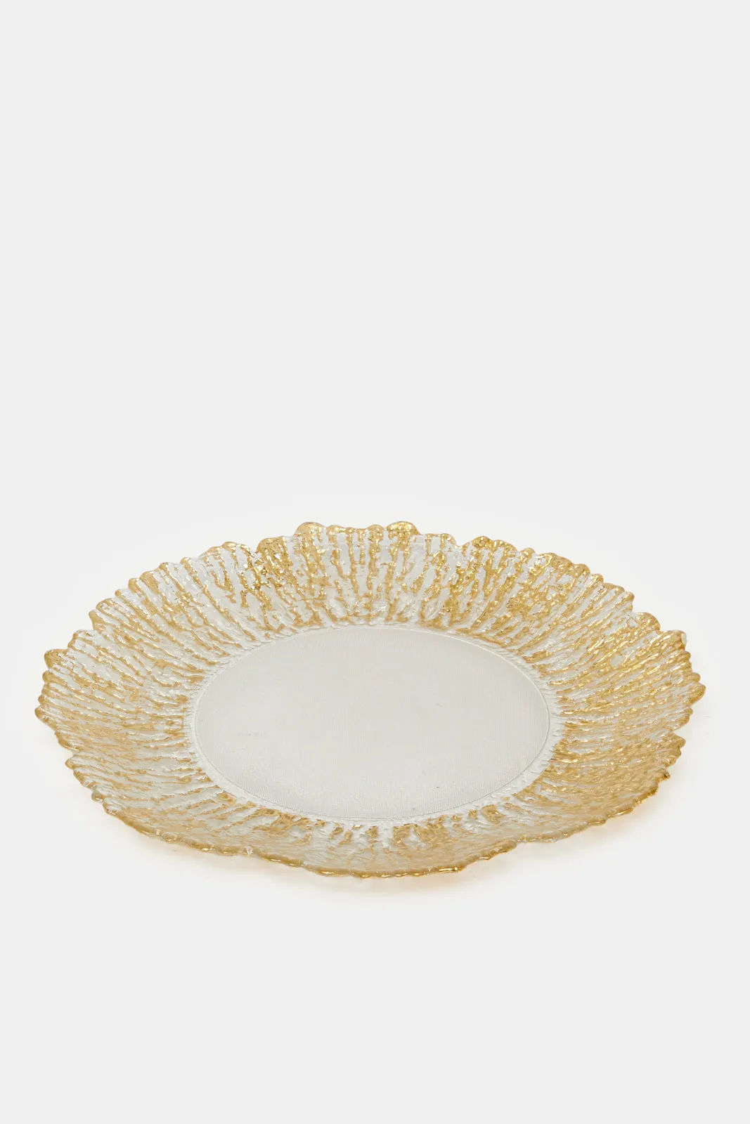 Gold Embellished Charger Plate