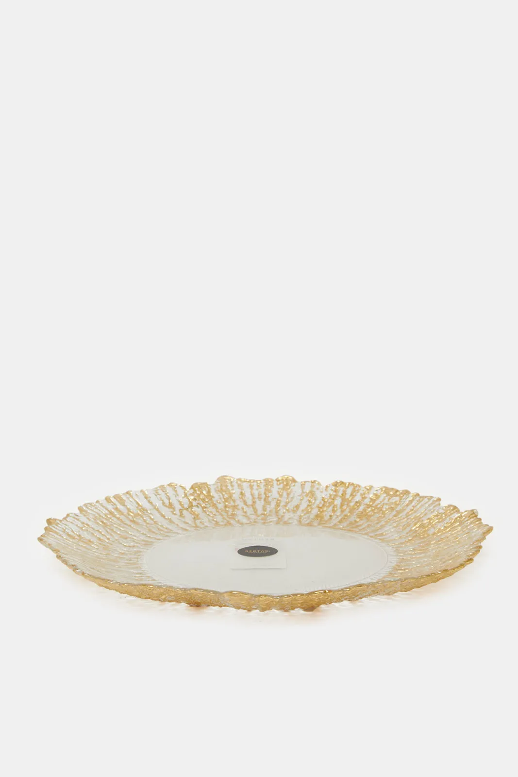Gold Embellished Charger Plate