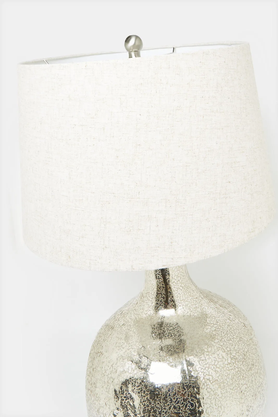 Gold Mercury Glass Base Table Lamp