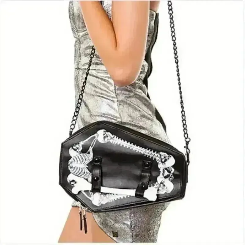 Gothic Coffin Shaped Bag