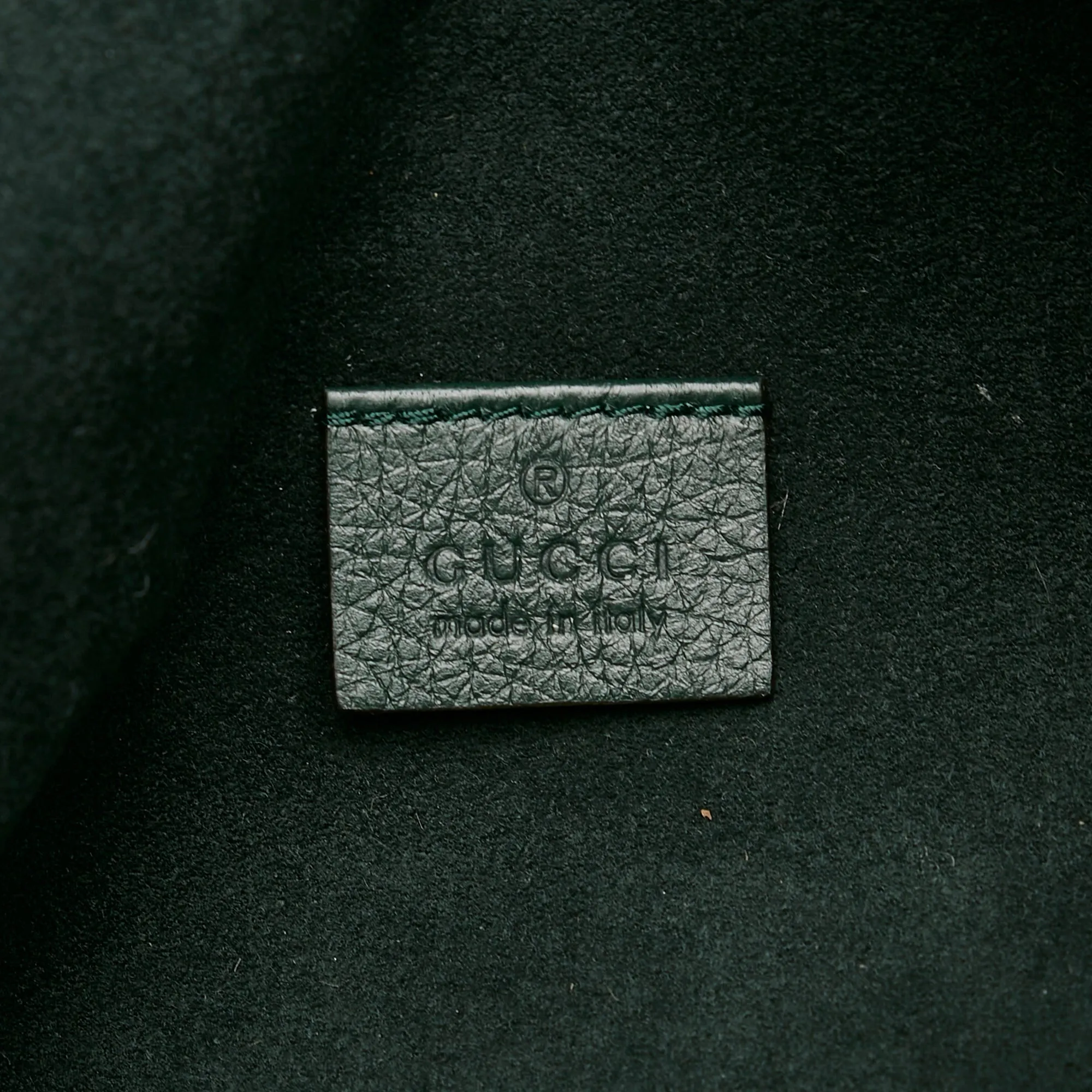 Gucci Unbeatable price Embellished Belt Green Deadline-driven Bag Web Crystal Leather